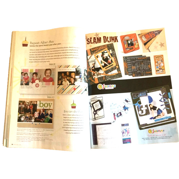 Simple Scrapbooks Magazine May June 2008 birthday layouts fixes party flaw - Picture 8 of 8